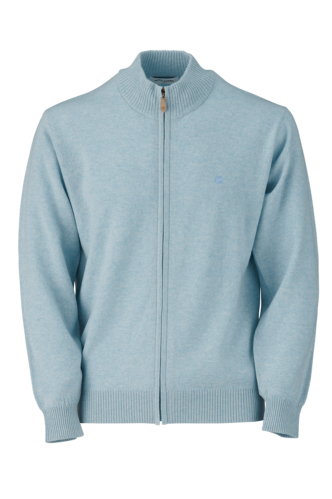 【269507EL】カシミヤ100%ジップアップニット