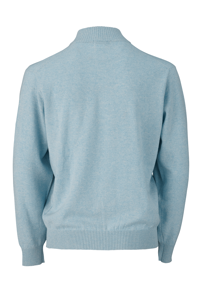 【269507EL】カシミヤ100%ジップアップニット