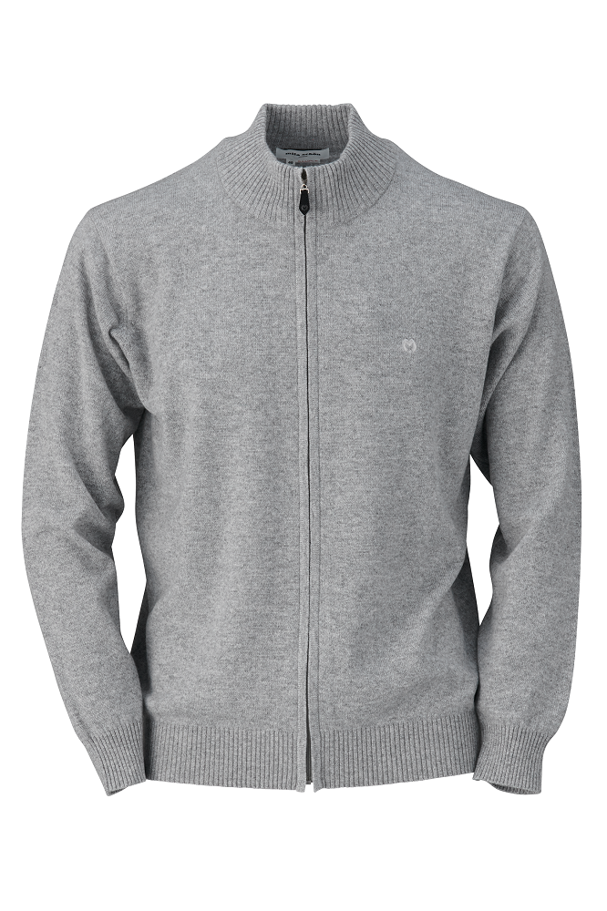 【269507FM】カシミヤ100%ジップアップニット