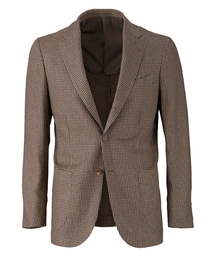 シルク100%ハウンドトゥースジャケット – 【TRENZA Online】トレンザ