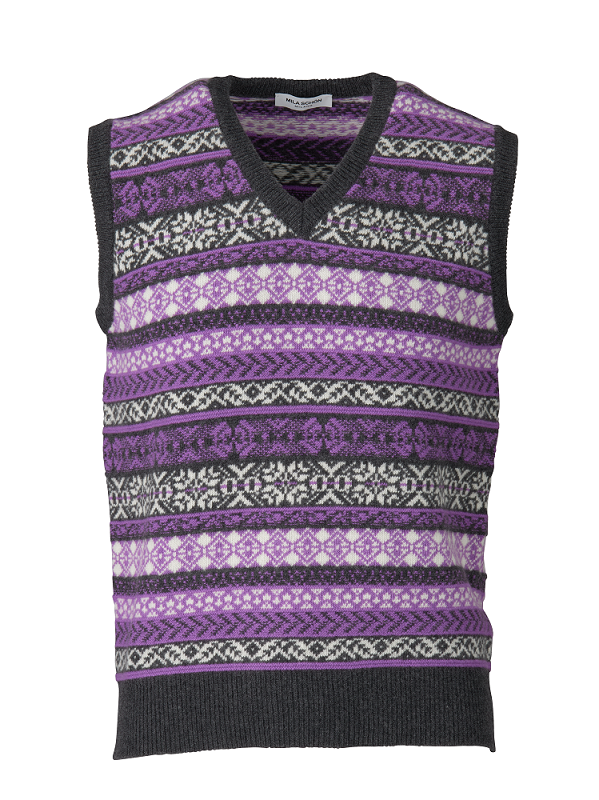 【277502FM】カシミアブレンドベスト