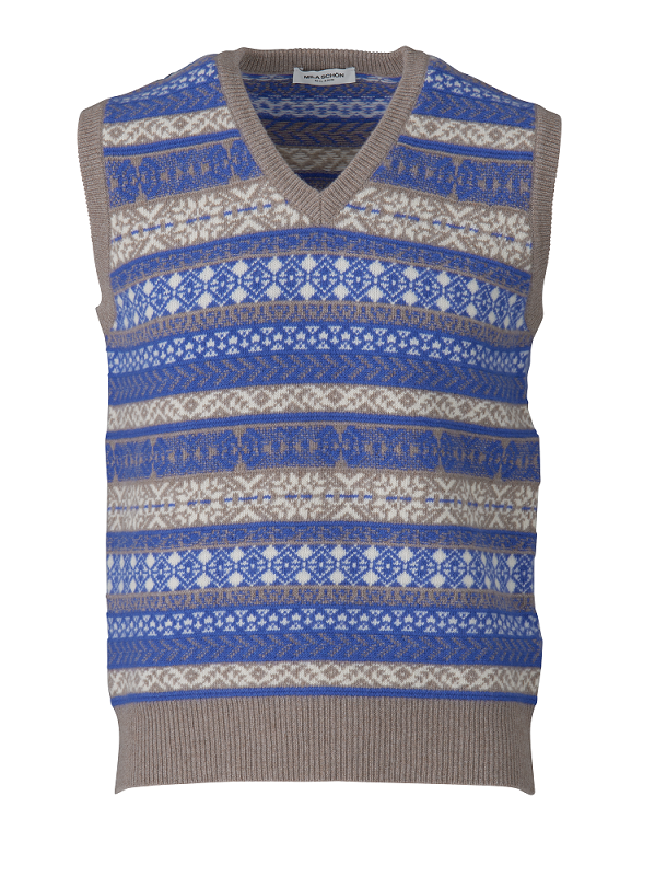 【277502HM】カシミアブレンドベスト