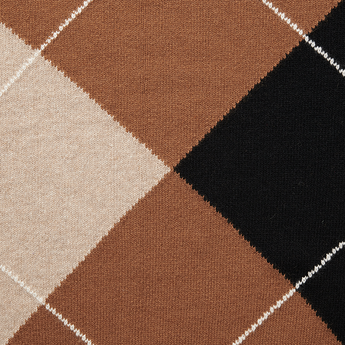 【260720HM】アーガイルニット