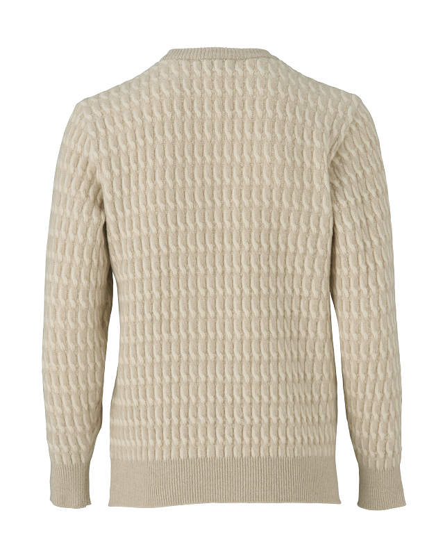 【279504HM】ケーブル編みニット