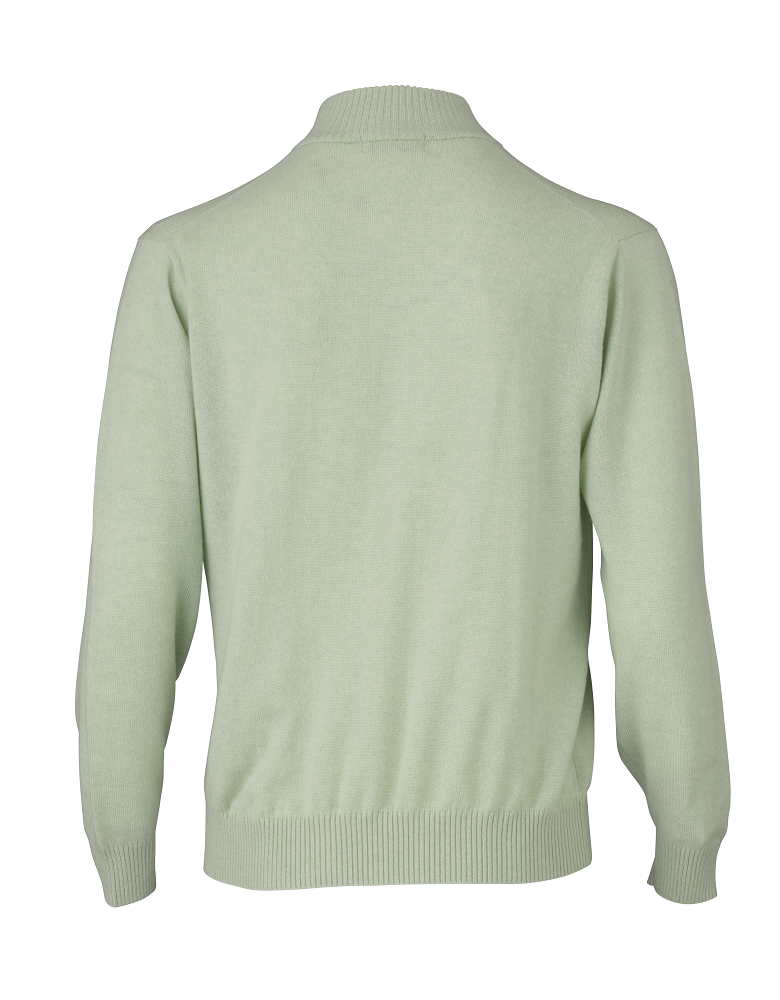 【279507GL】カシミヤ ジップアップニット