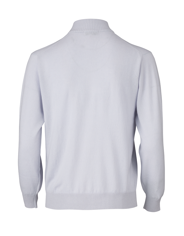 【279507RL】カシミヤ ジップアップニット