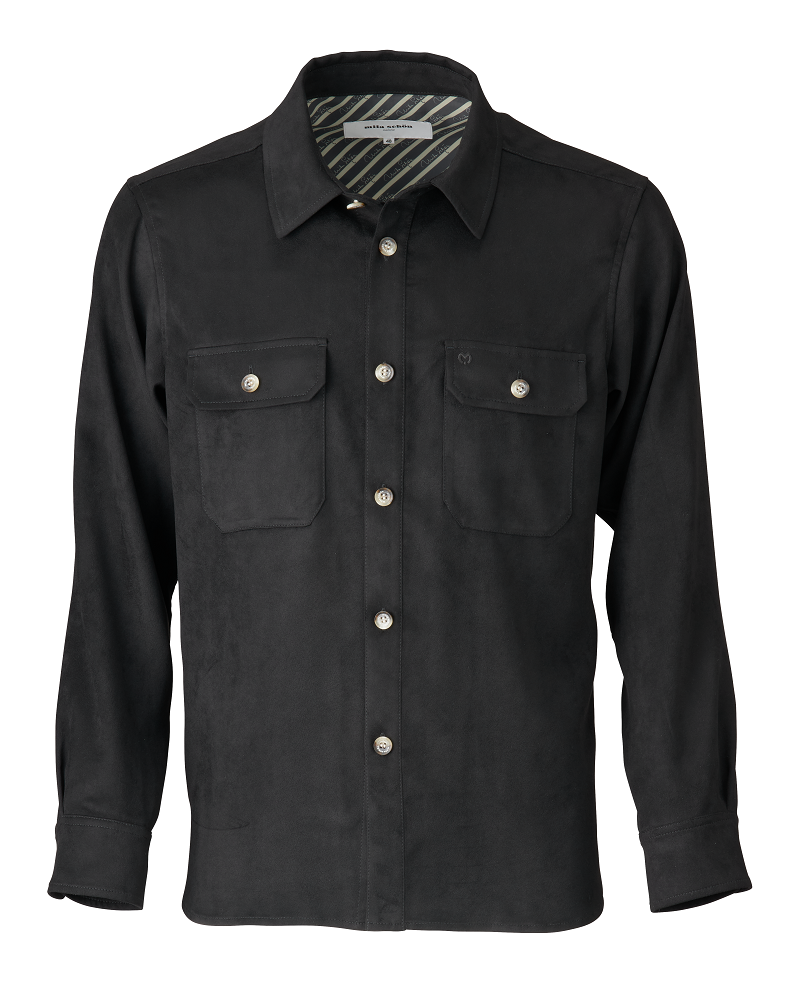 【27020YK】フェイクスエード シャツアウター