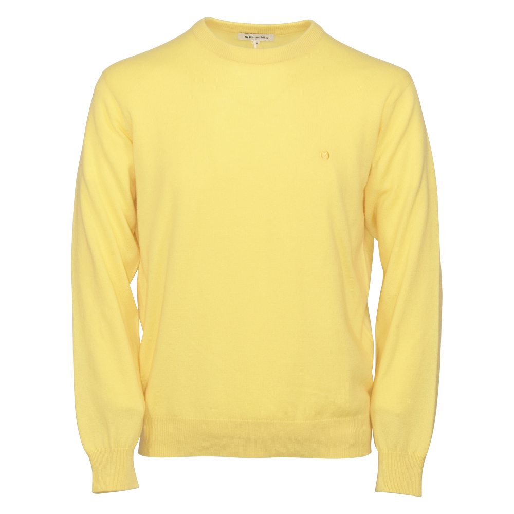 【259501PL】カシミヤ100% 丸首ニット