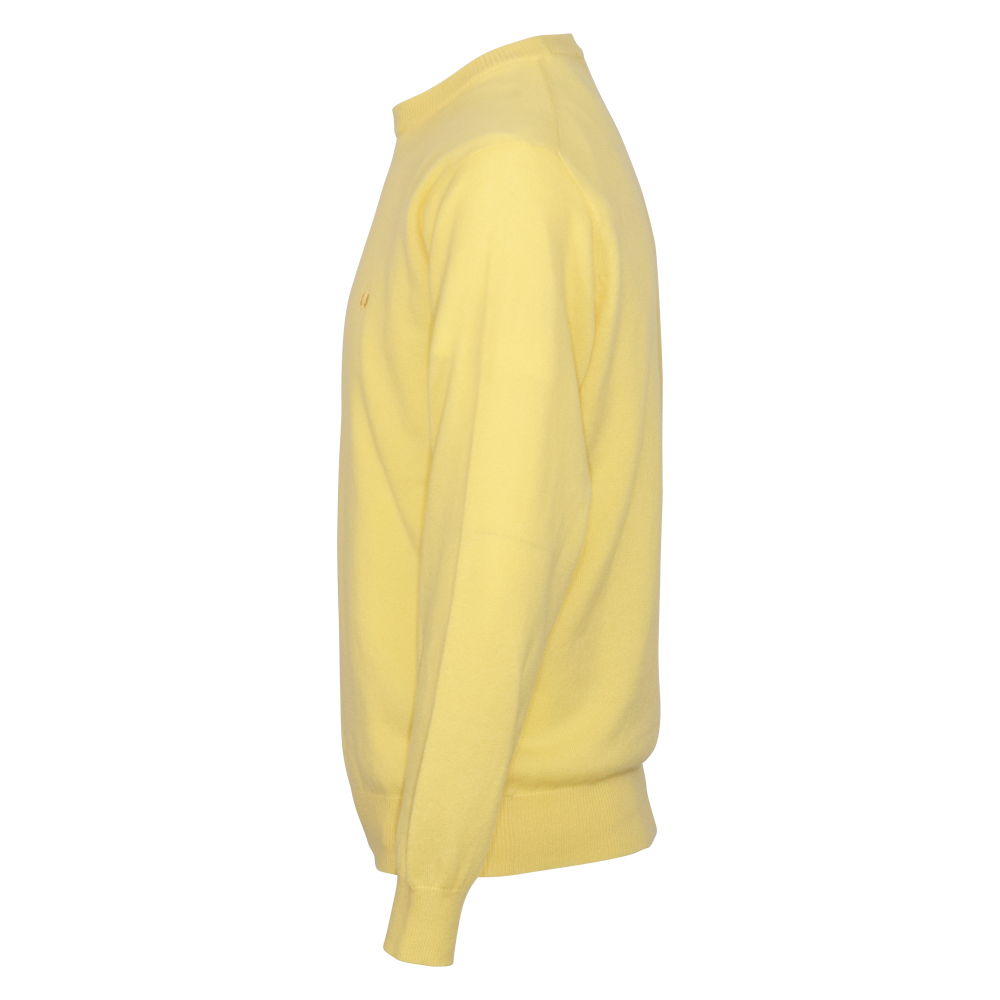 【259501PL】カシミヤ100% 丸首ニット