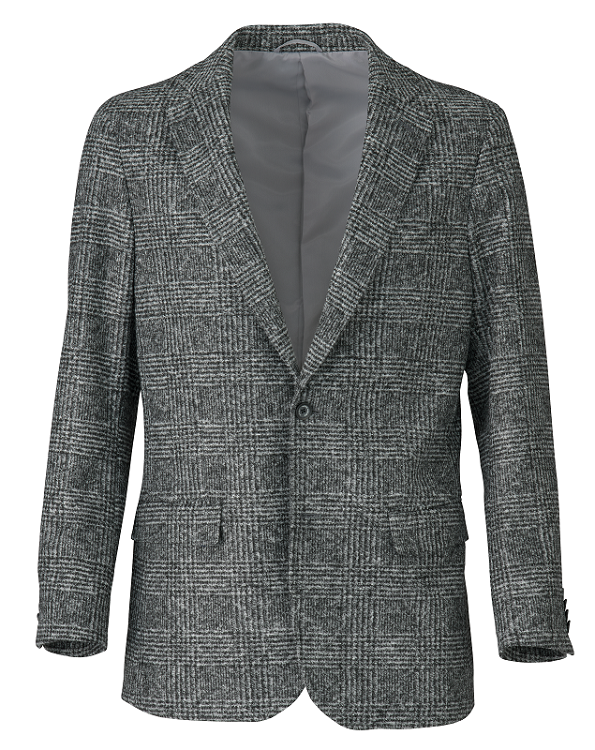 【27221MK】グレンチェック ニットジャケット