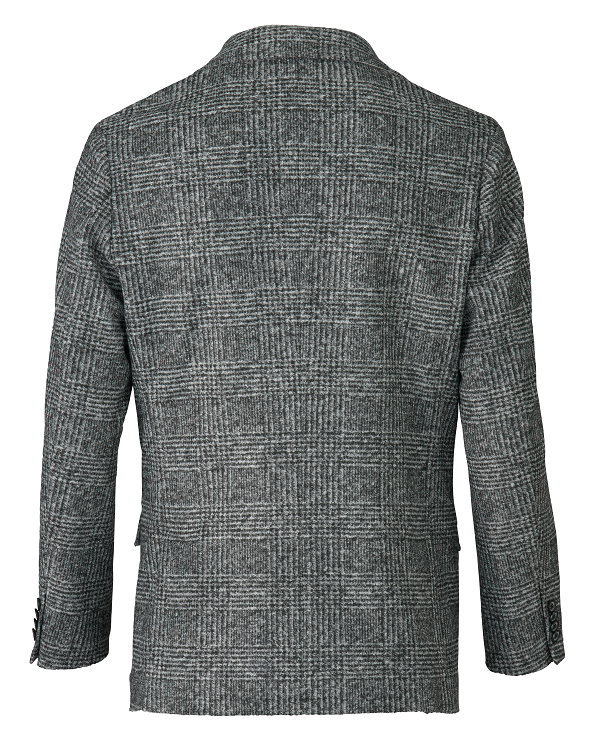 【27221MK】グレンチェック ニットジャケット