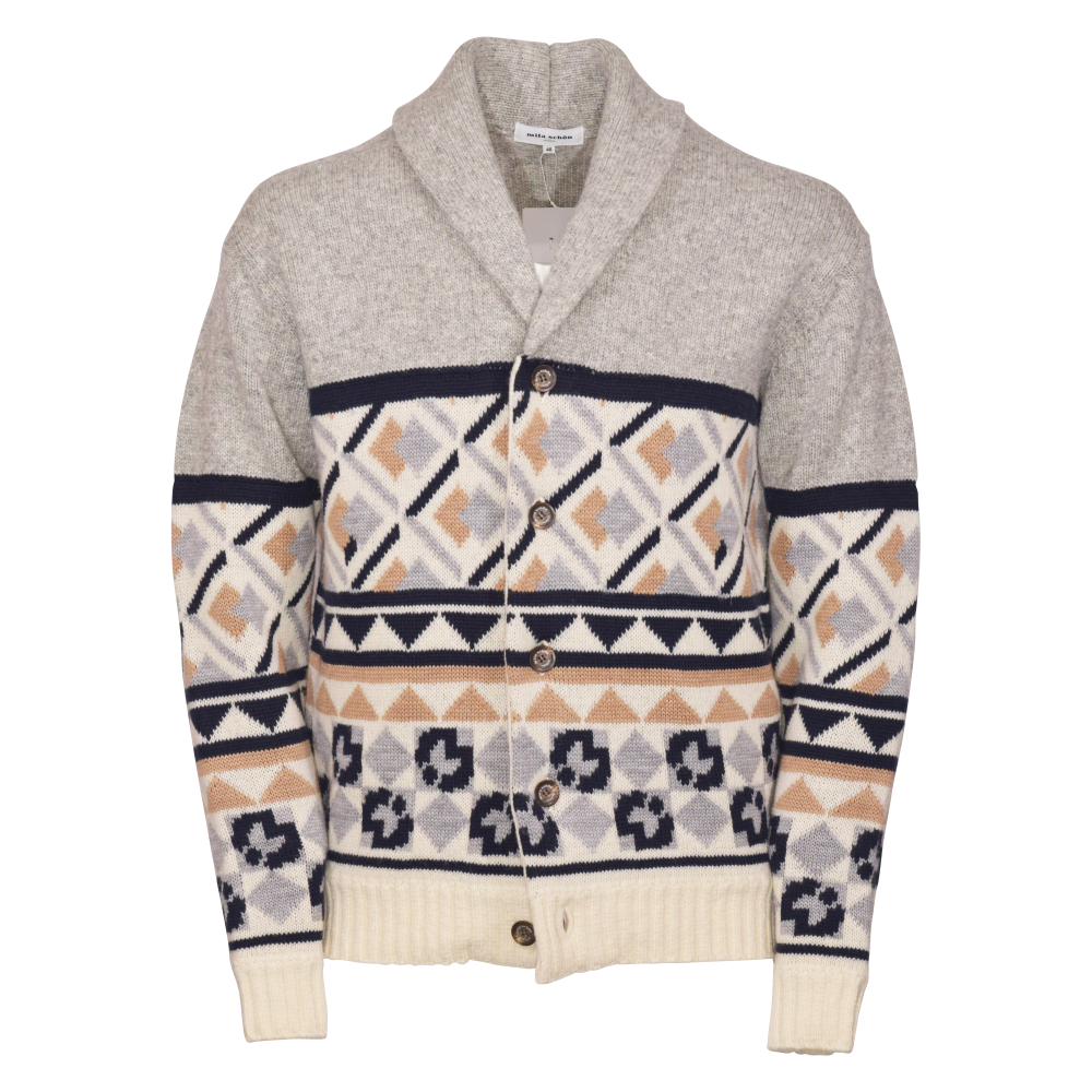 【259509FM】ショールカラーカーディガン