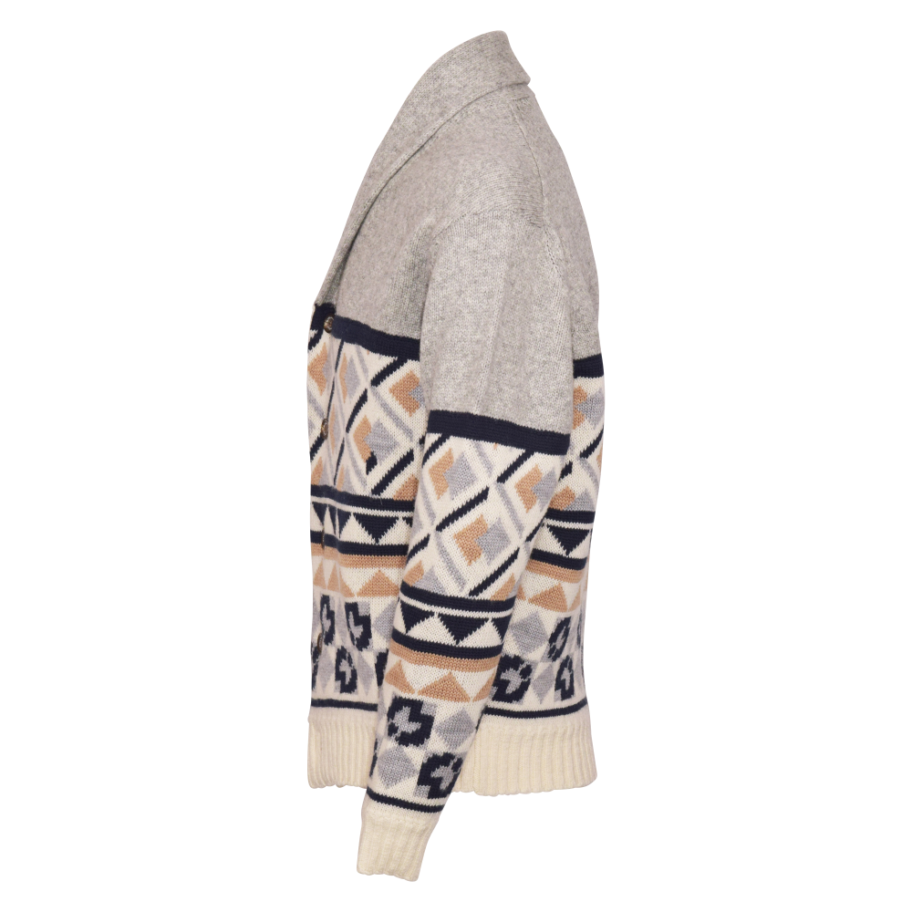 【259509FM】ショールカラーカーディガン