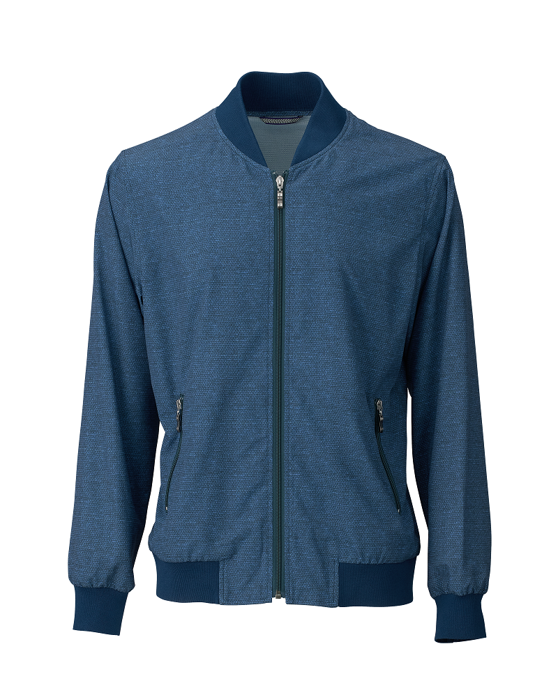 【88022YED】クールドッツ生地ブルゾン