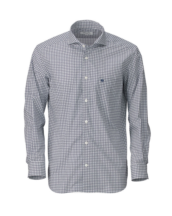 【889407ED】ジオメトリックシャツ