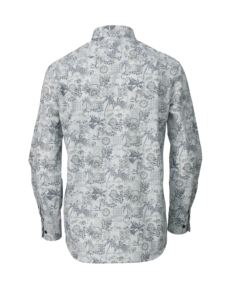 【889409FM】手書き風プリントシャツ