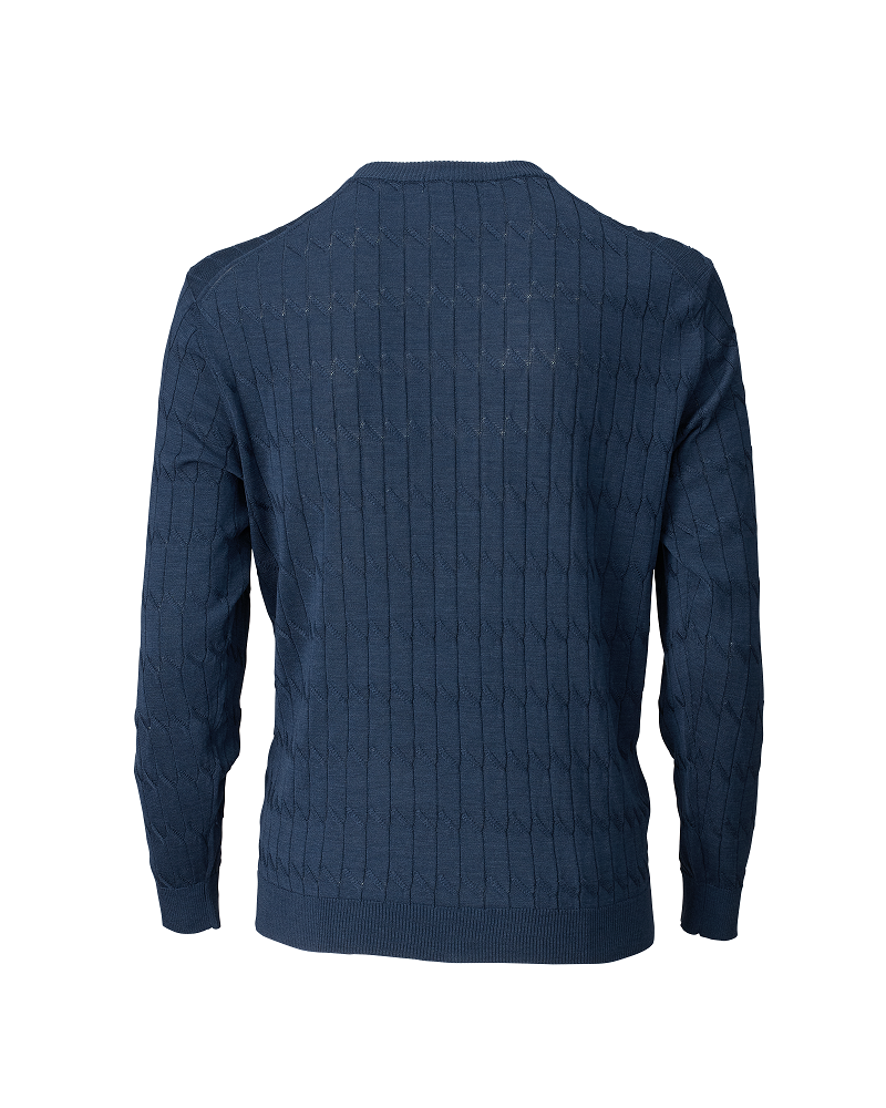 【889500ED】シルクケーブルニット