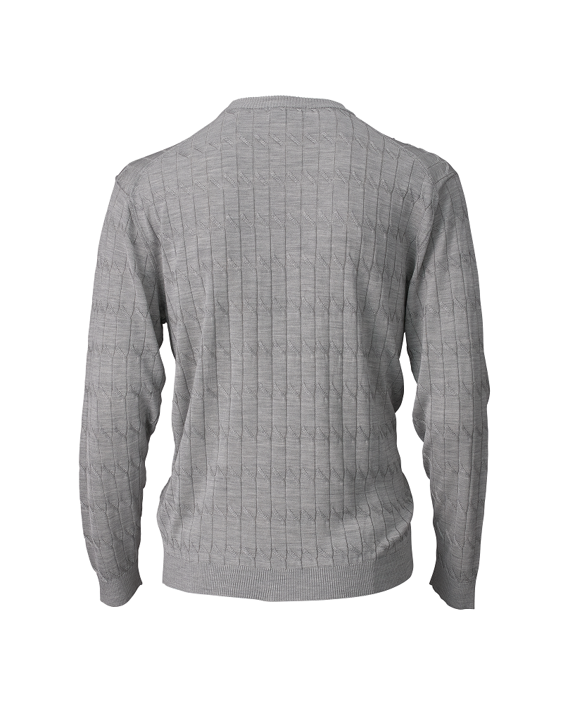 【889500FL】シルクケーブルニット